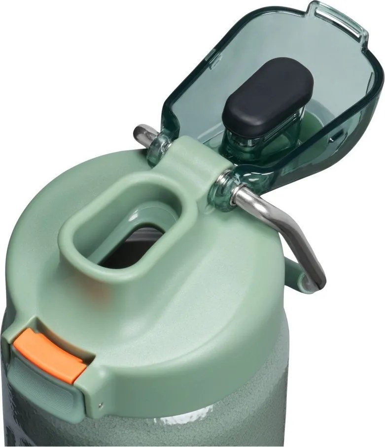 Зелена бутилка за пътуване бутилка от неръждаема стомана 470 ml Wellspring Bottle Hammertone Green – Stanley