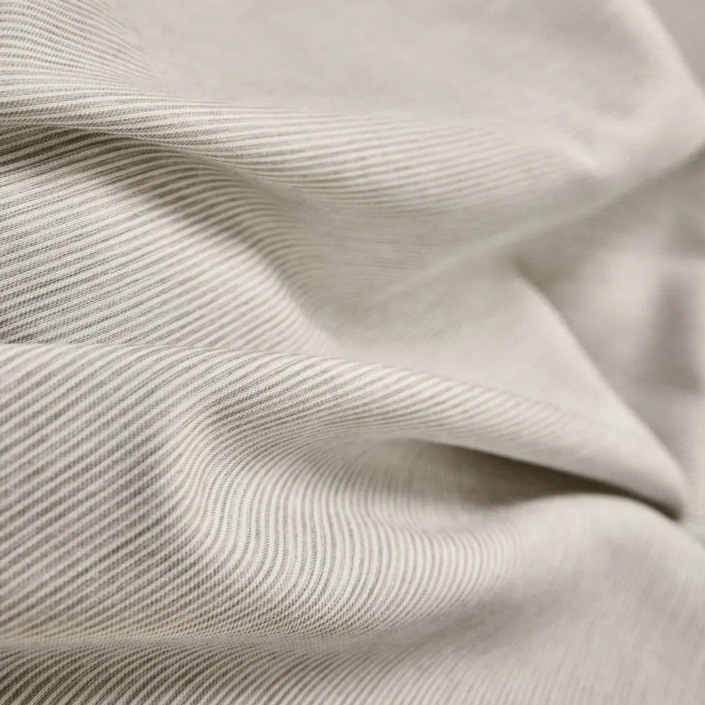 Бежово двойно удължено спално бельо от микрофибър 240x220 cm Azura – douceur d'intérieur