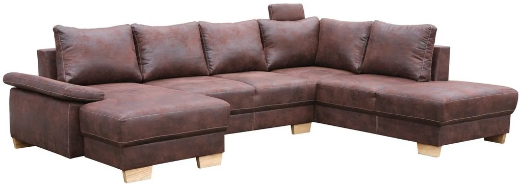 Ъгъл диван Garren plus-Left-Bordeaux