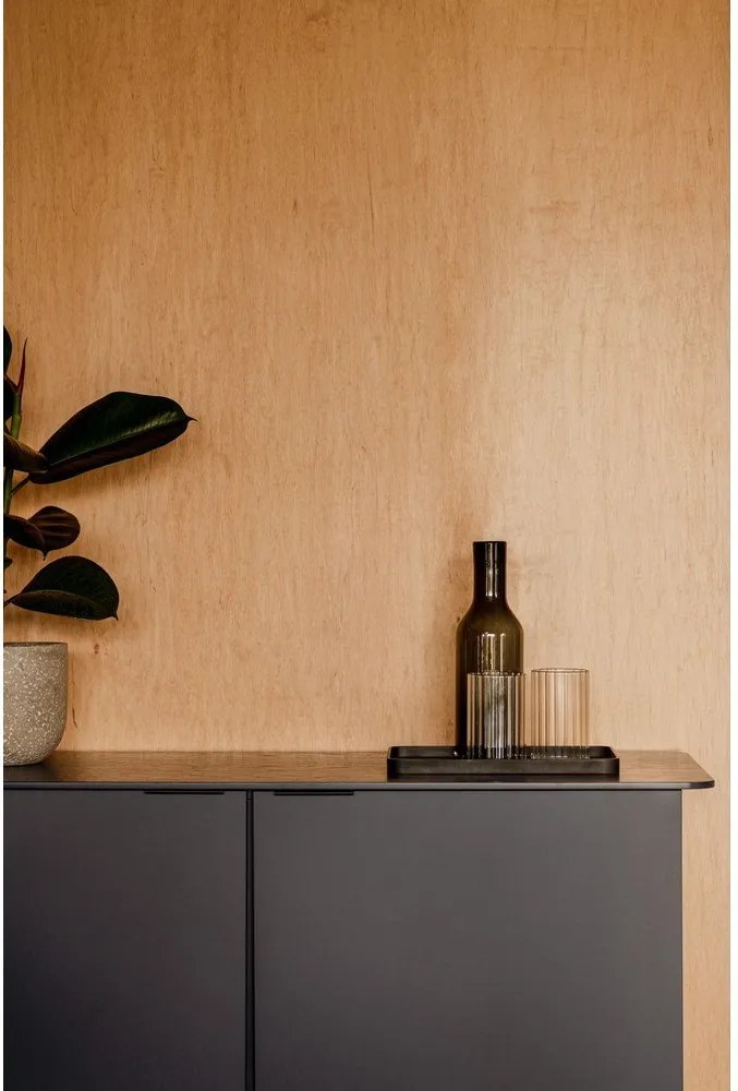 Тъмносин скрин с отвор за кабели 120x88x50 cm Suumo – noo.ma