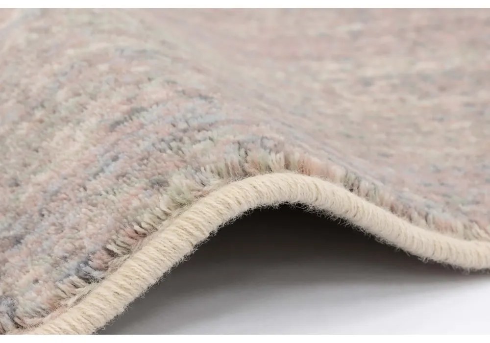 Розовo-сив вълнен килим 200x300 cm Calvi rose – Agnella