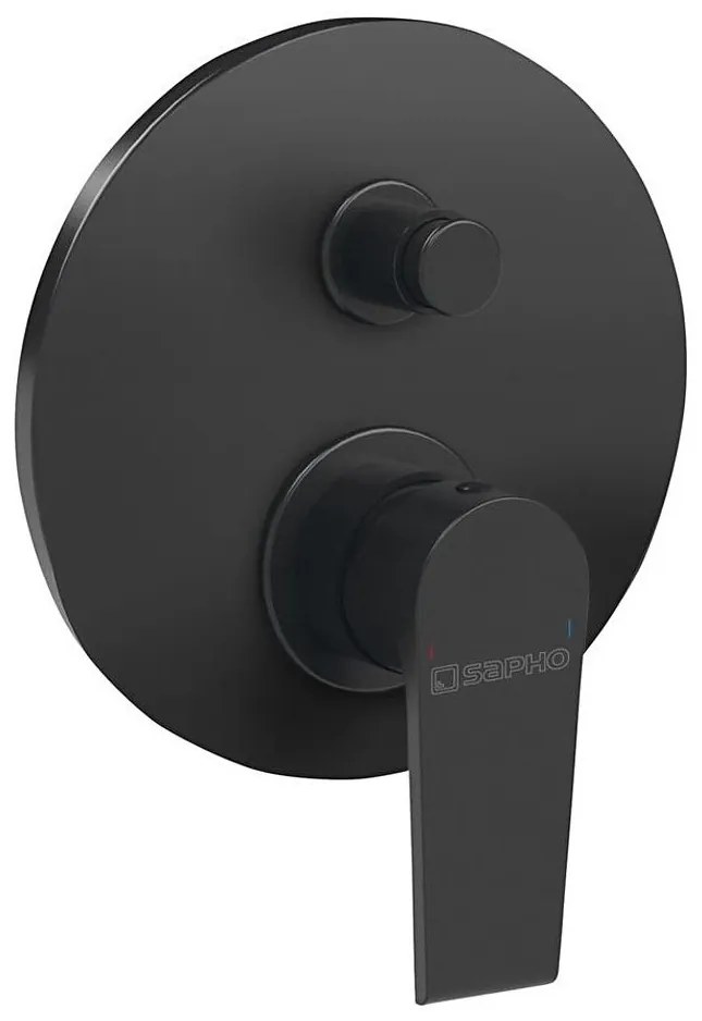 Sapho - Смесител за душ за вграждане KAI матово черен