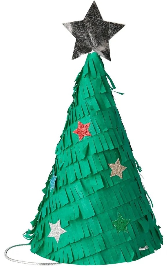 Парти шапки в комплект от 6 броя Christmas Tree - Meri Meri
