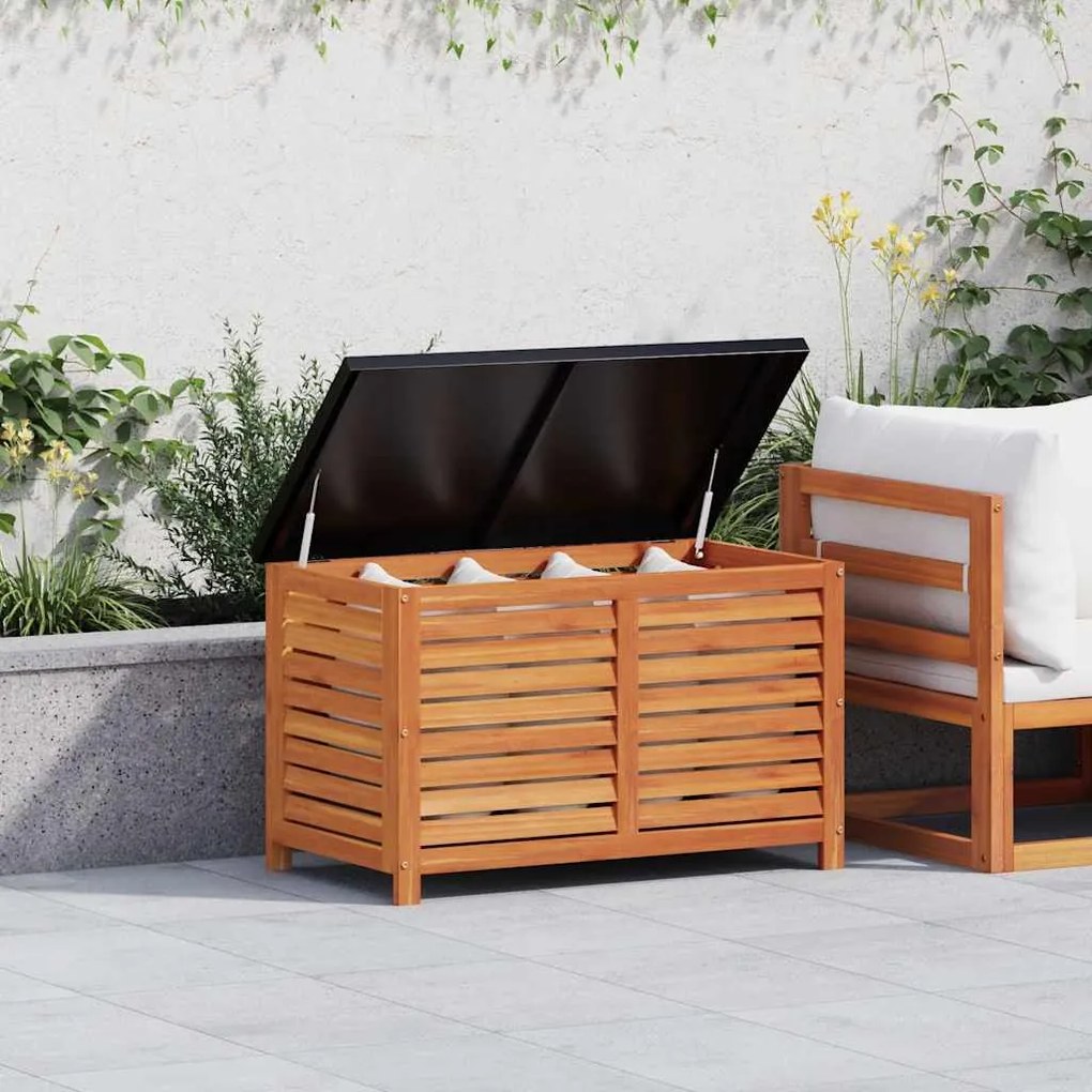 367839 vidaXL Градинска кутия за съхранение 90x48x55 см евкалипт масив