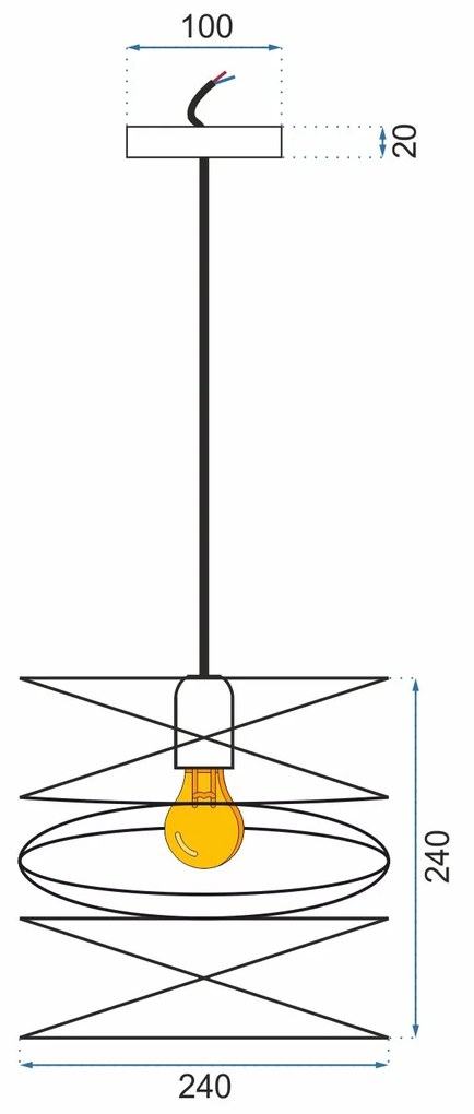 Пендел Metal Loft APP201-1CP