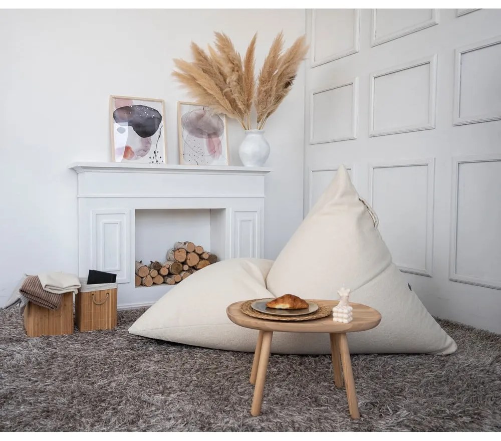 Кафяв пуф от букле Razzmatazz – SLOWDOWN