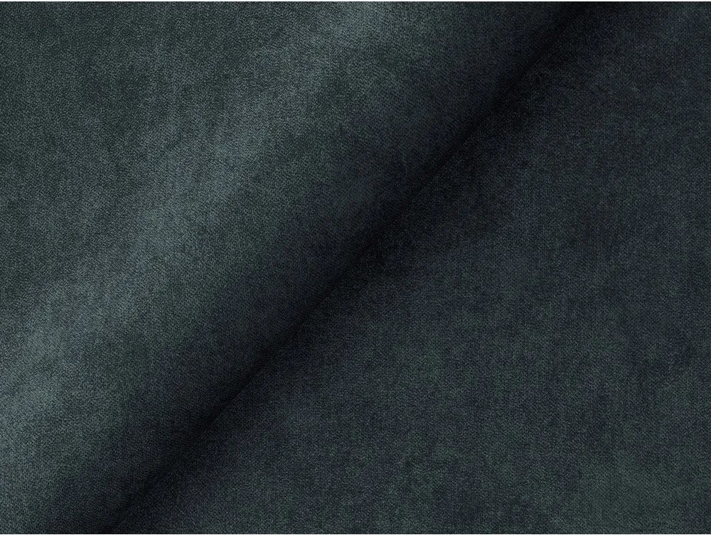 Син кадифен ъглов диван (U форма) Aloha – Makamii