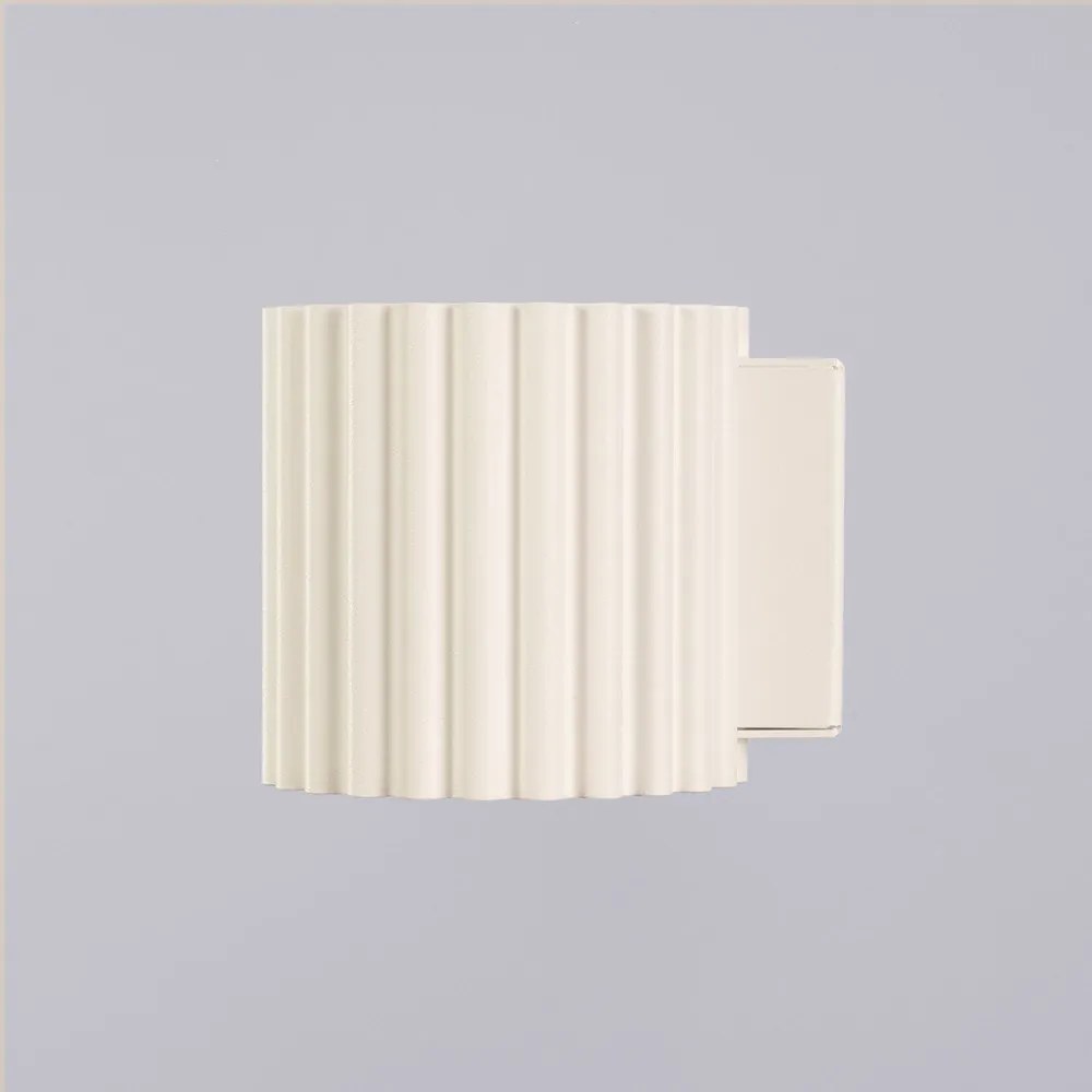 Кремава стенна лампа ø 10 cm Zora – Sollux