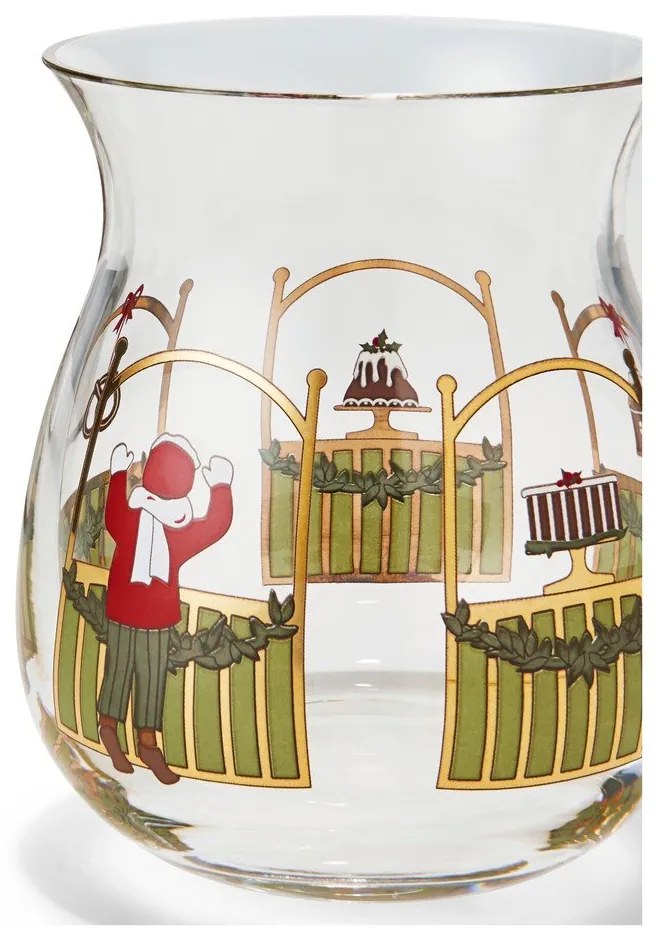 Стъклени свещници с коледен мотив в комплект от 2 броя Holmegaard Christmas - Holmegaard