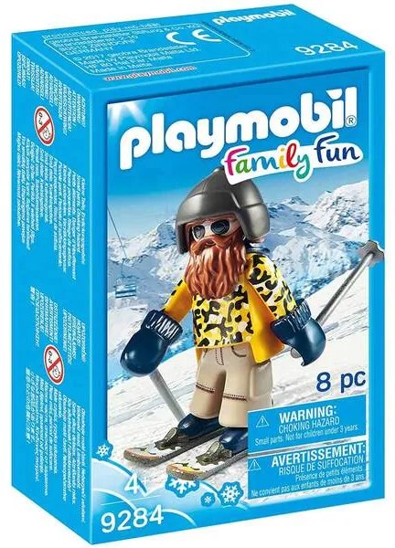 Детски конструктор Playmobil, Скиор със ски