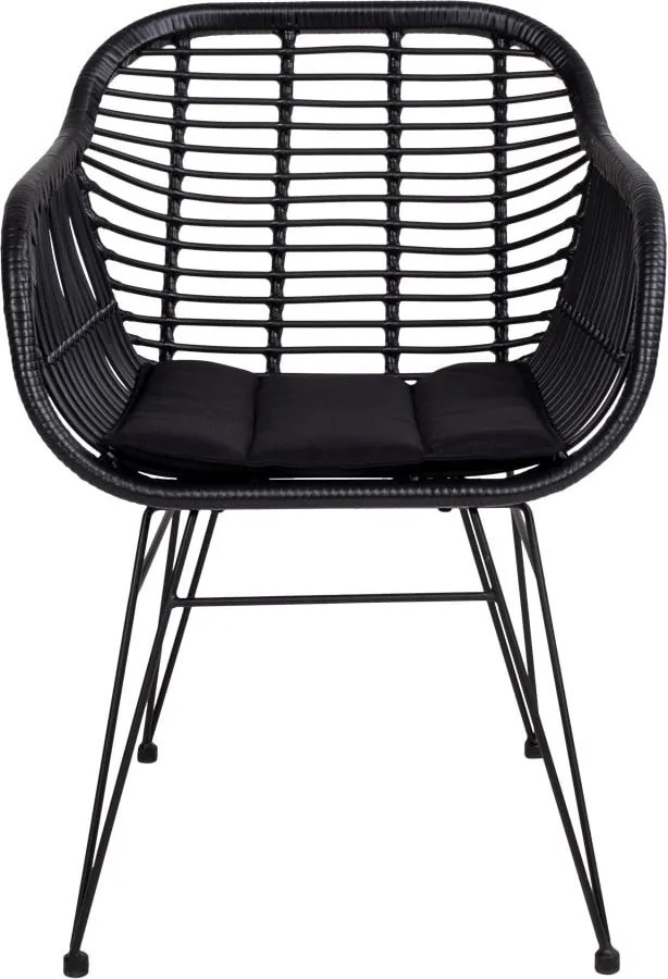 Комплект от 2 фотьойла от ратан за открито с възглавница Trieste - House Nordic