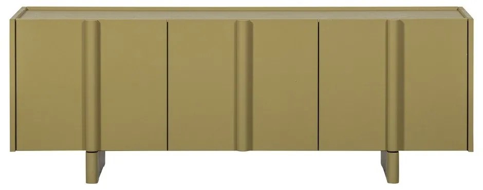 Зелена маса за телевизор от масивен бор 152x53x46 cm Basu – WOOOD