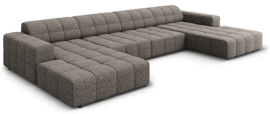 Тъмносив ъглов диван ("U" форма) Chicago – Cosmopolitan Design