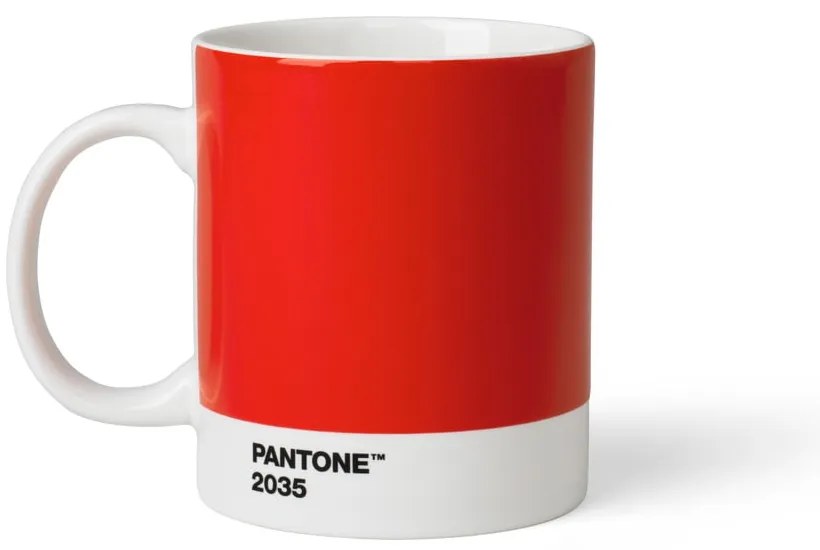 Червена керамична чаша 375 ml Red 2035 – Pantone