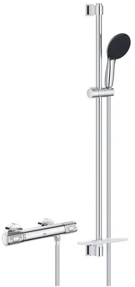 GROHE 34853001 - термостатен душ смесител PRECISION FEEL + комплект 90 см, хром