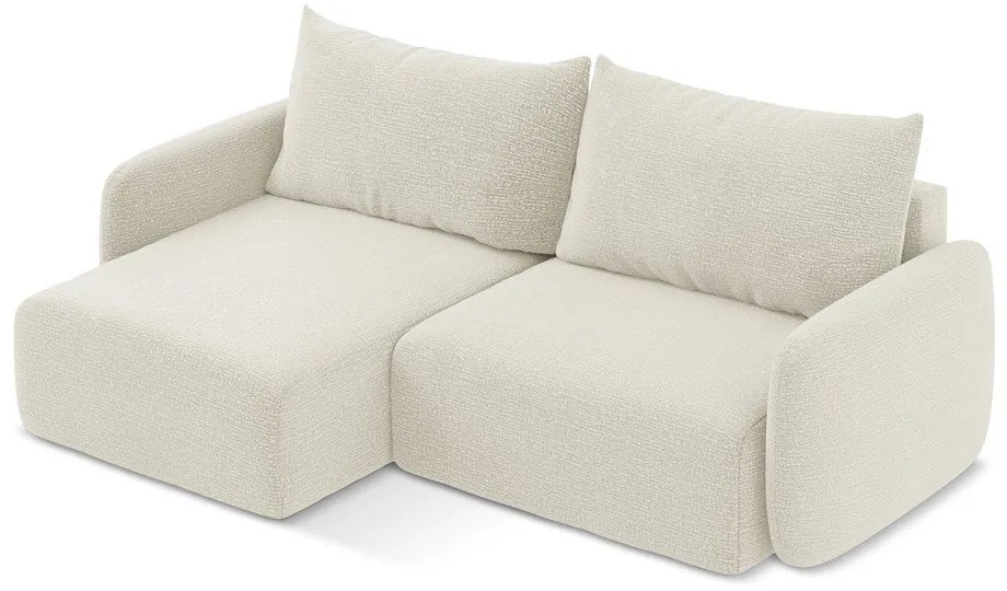 Разтегателен ъглов диван с място за съхранение (ляв ъгъл) Kalena – Makamii