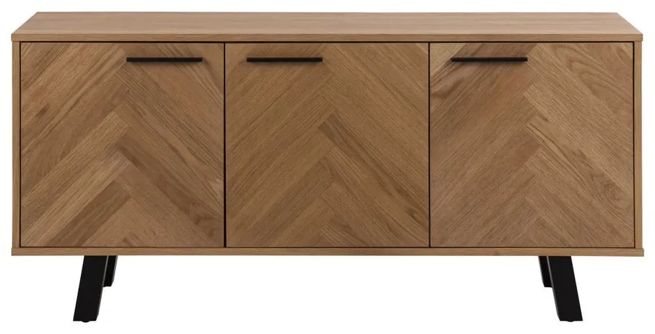 Нисък скрин от дъб 150x71 cm Brighton - Actona