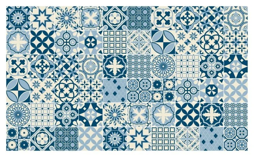 Комплект от 60 циментови плочки за стена, 10 x 10 cm Riana - Ambiance