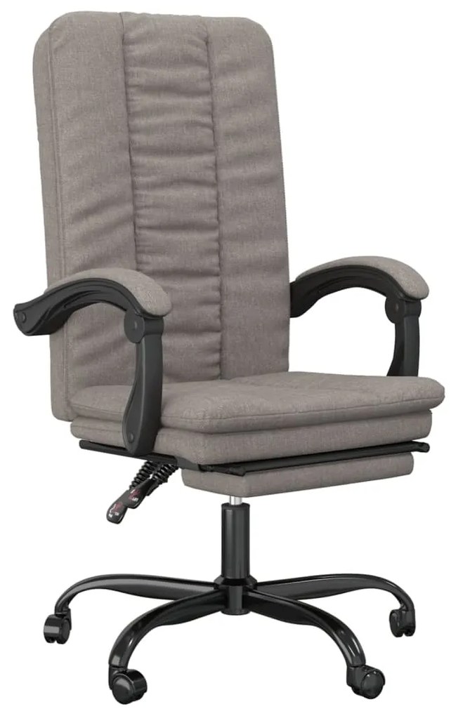 349713 vidaXL Наклоняем офис стол, таупе, текстил