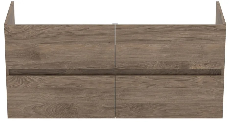 Стенен шкаф за мивка от декор от орех в естествен цвят 120x55 cm Eurovit+ – Ideal Standard