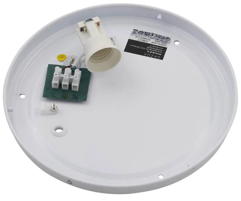 Ориенталски ратан таванна лампа 30см - Trammy