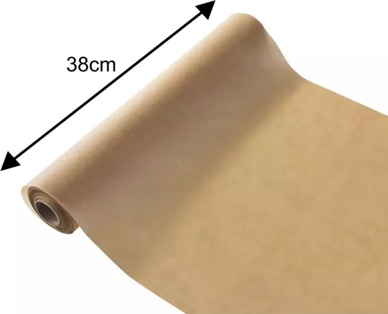 Хартия за печене Klausberg KB 7902, Ролка 10 м, Ширина 38 см, -40 до 230°C, Универсална употреба, Незалепваща, Кафяв