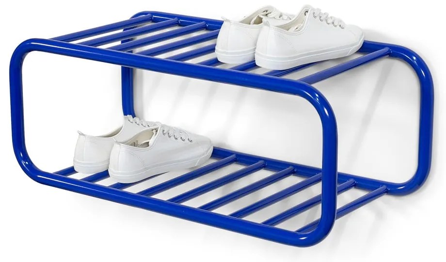 Синя метална висяща стойка за обувки 72x28x35 cm Retro – Spinder Design