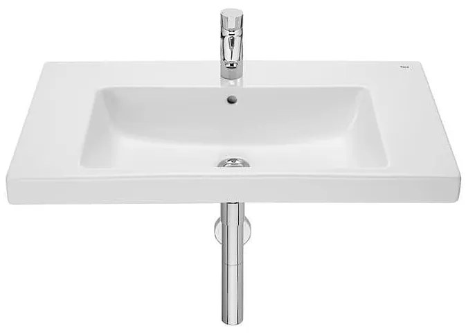 Умивалник за стенен монтаж или върху мебел, A3270M0000, Roca, порцелан, бял, 80x46x17.5см