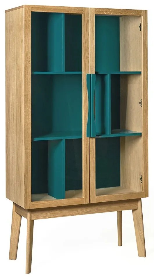 Тюркоазено синя витрина Avon - Woodman