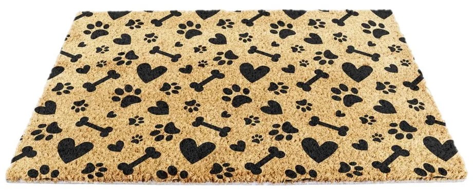Изтривалка от кокосови влакна 40x60 cm Paws and Bones – Artsy Doormats