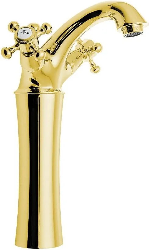 Стояща батерия за мивка в златист цвят Antea – Sapho