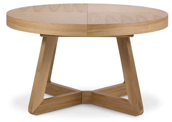 Сгъваема маса с дъбови крака, ø 130 cm Bodil - Windsor & Co Sofas