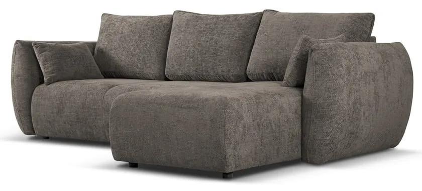 Сив ъглов диван (десен ъгъл) Matera - Cosmopolitan Design