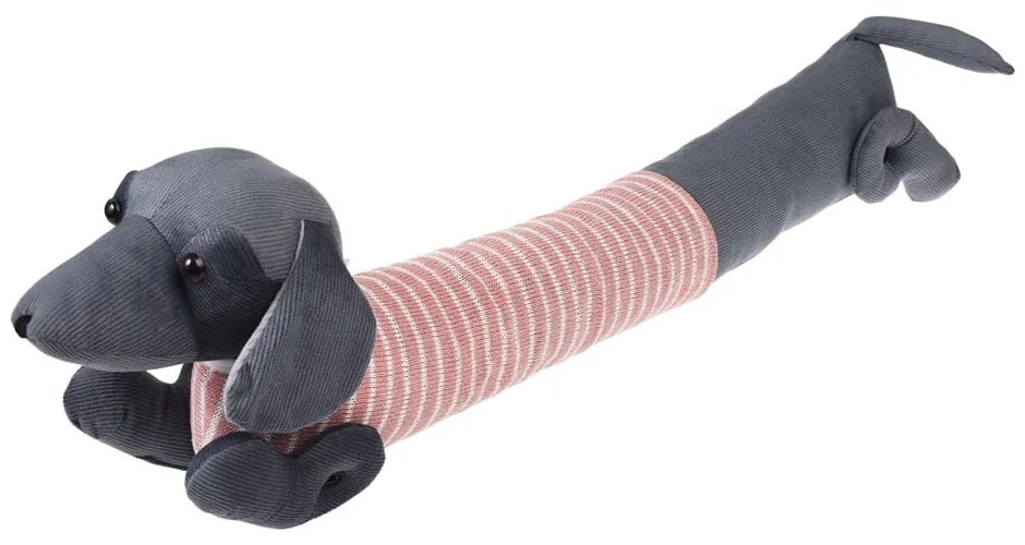 Розово-сиво уплътнение за врата 17x76 cm Sausage Dog – Rex London