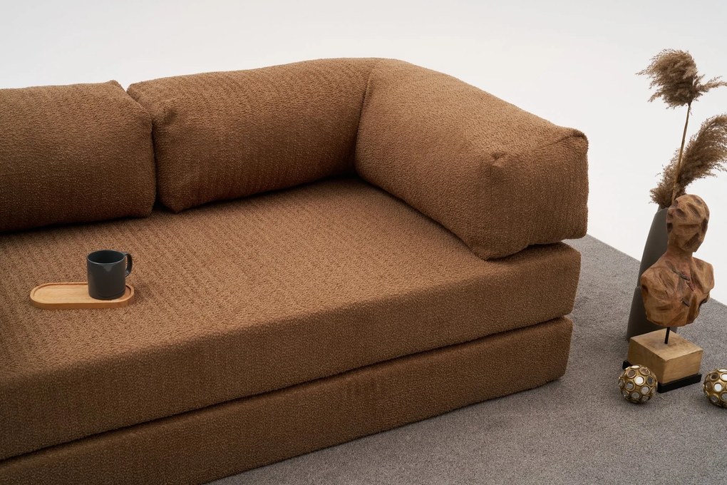 Троен диван Comfort, цвят Кафяв