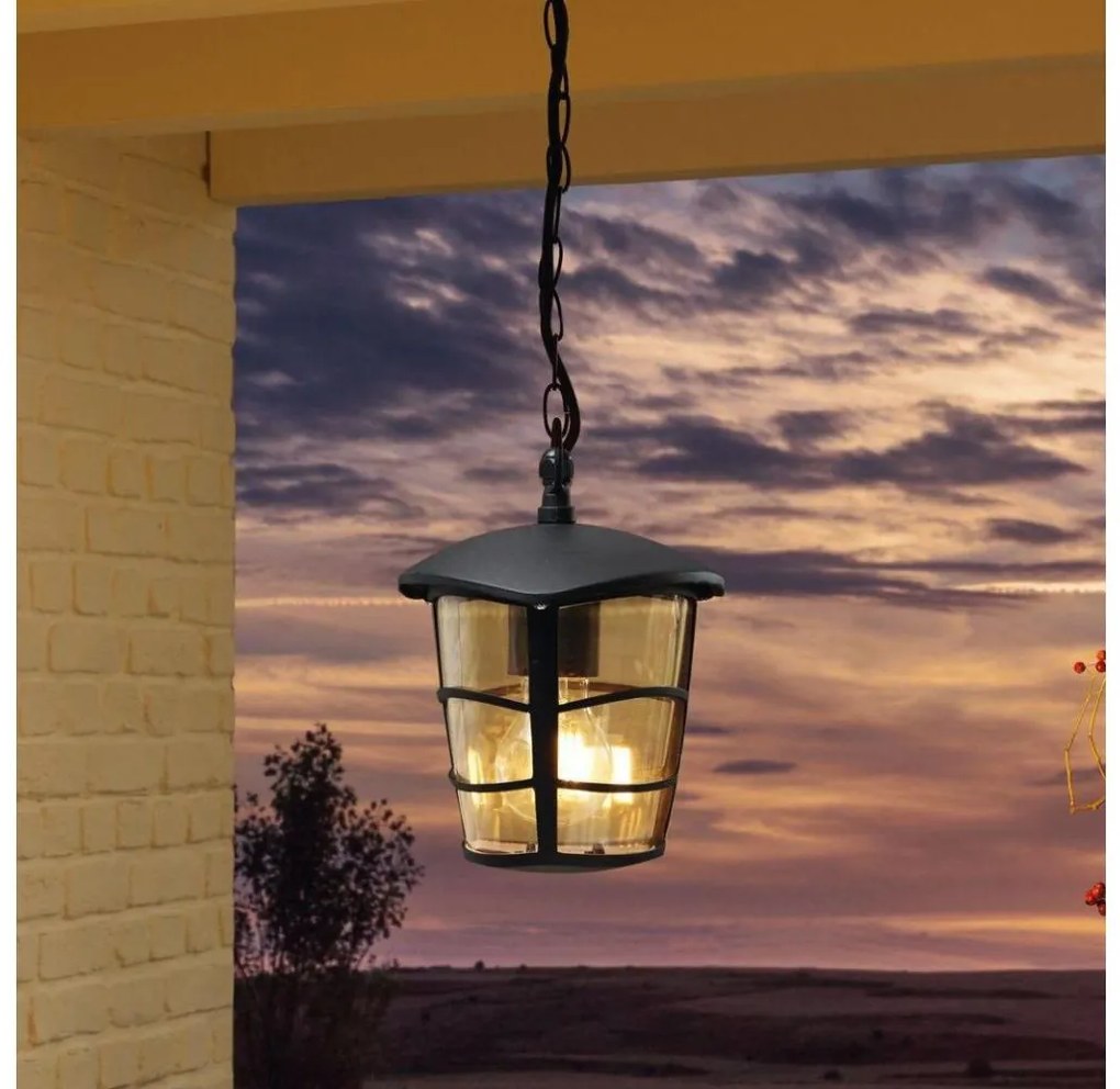 Eglo 93406 - LED външен полилей ALORIA 1xE27/8,5W/230V IP44