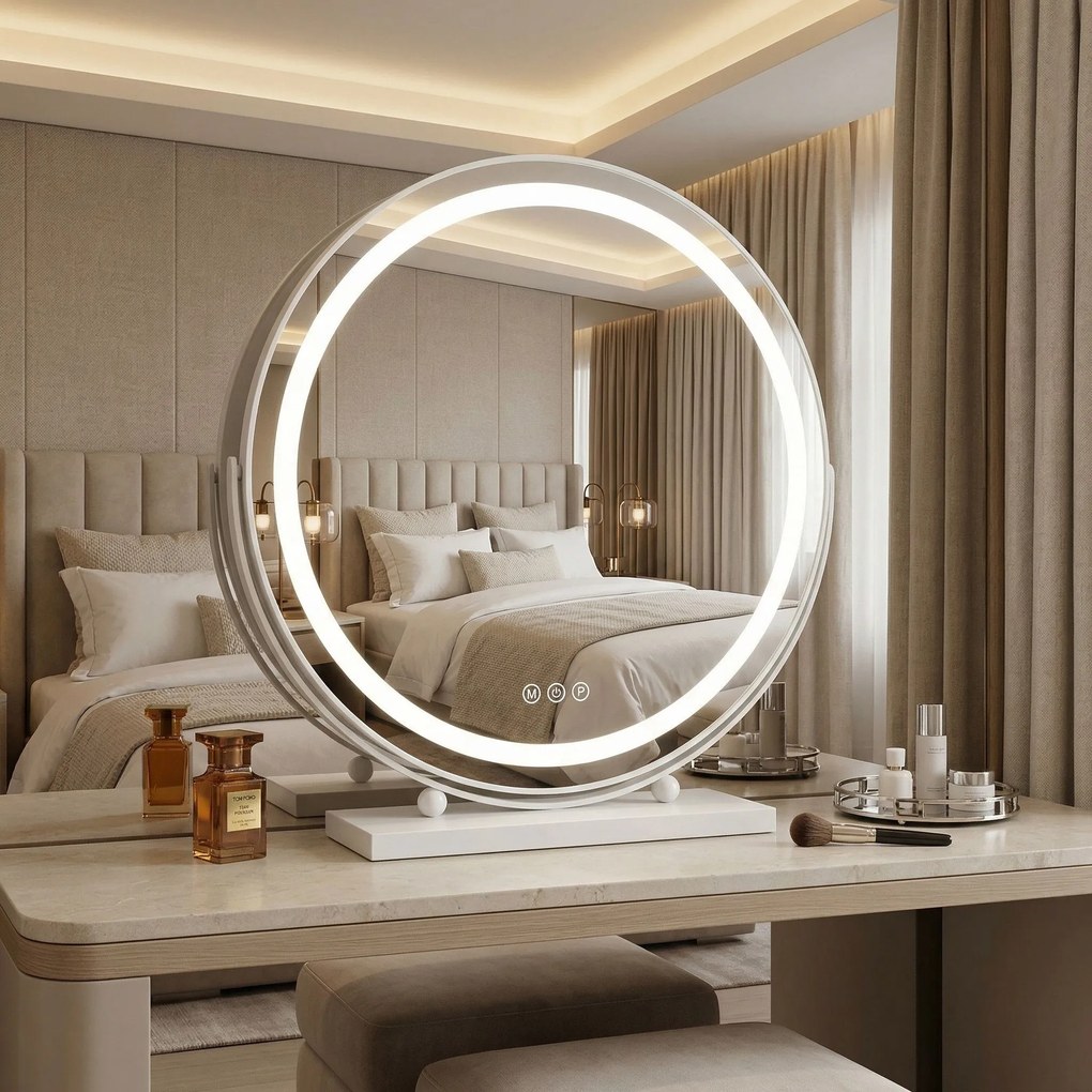 Огледало LED MAKE-UP White 50 cm