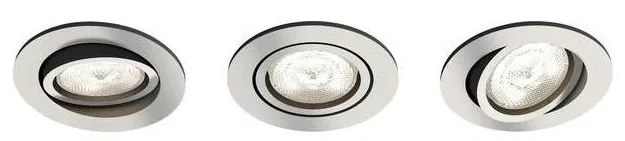 Philips 50203/17/PO - К-кт 3бр. LED Димируеми лунички за окачен таван LED/4,5W/230V