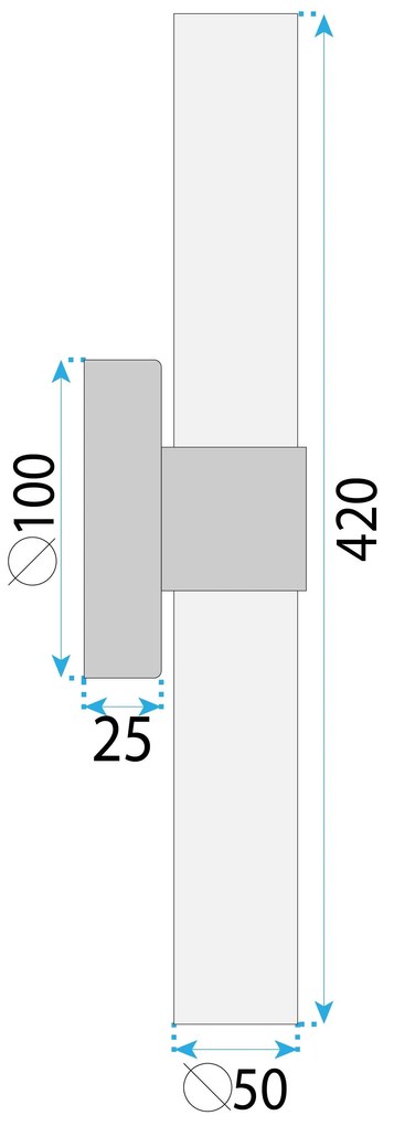 СТЕННА ЛАМПА LED LHJ070-W GOLD