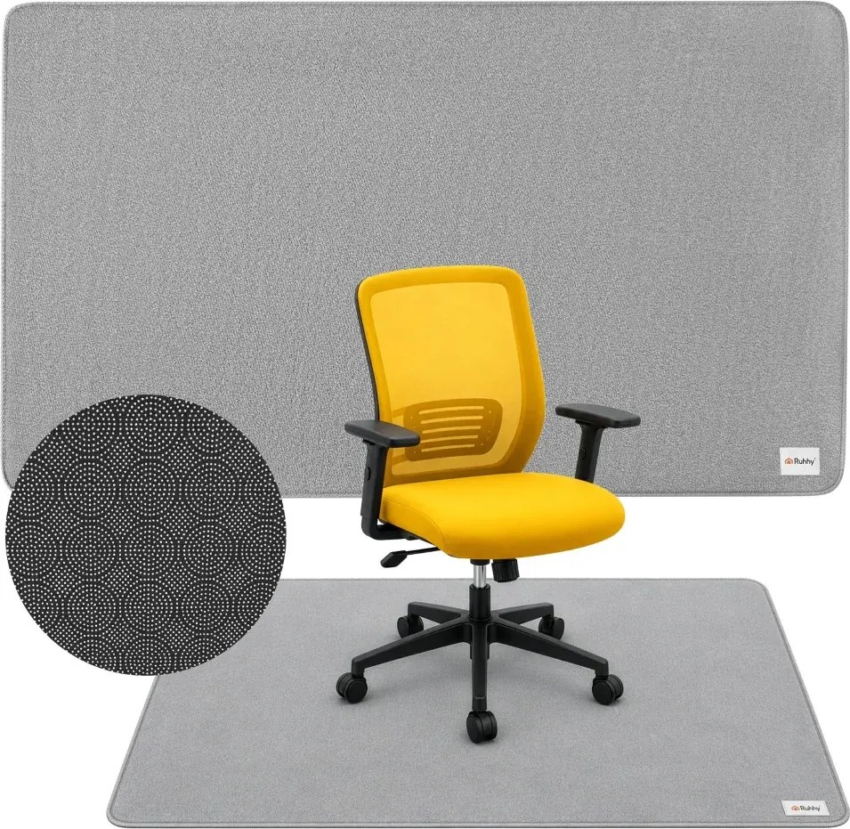 Защитна, неплъзгаща се подложка под стол – сива Šírka: 80 cm | Dĺžka: 120 cm