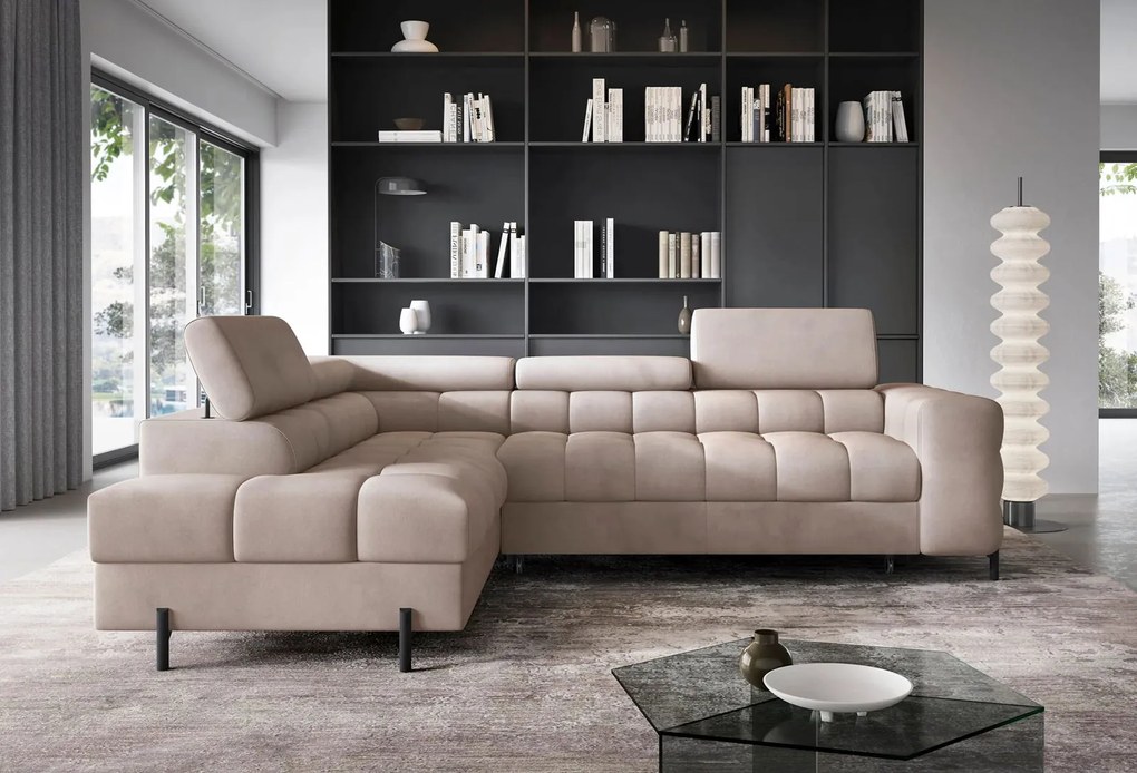 Ъглов диван Ferucce-Ekrou-Left