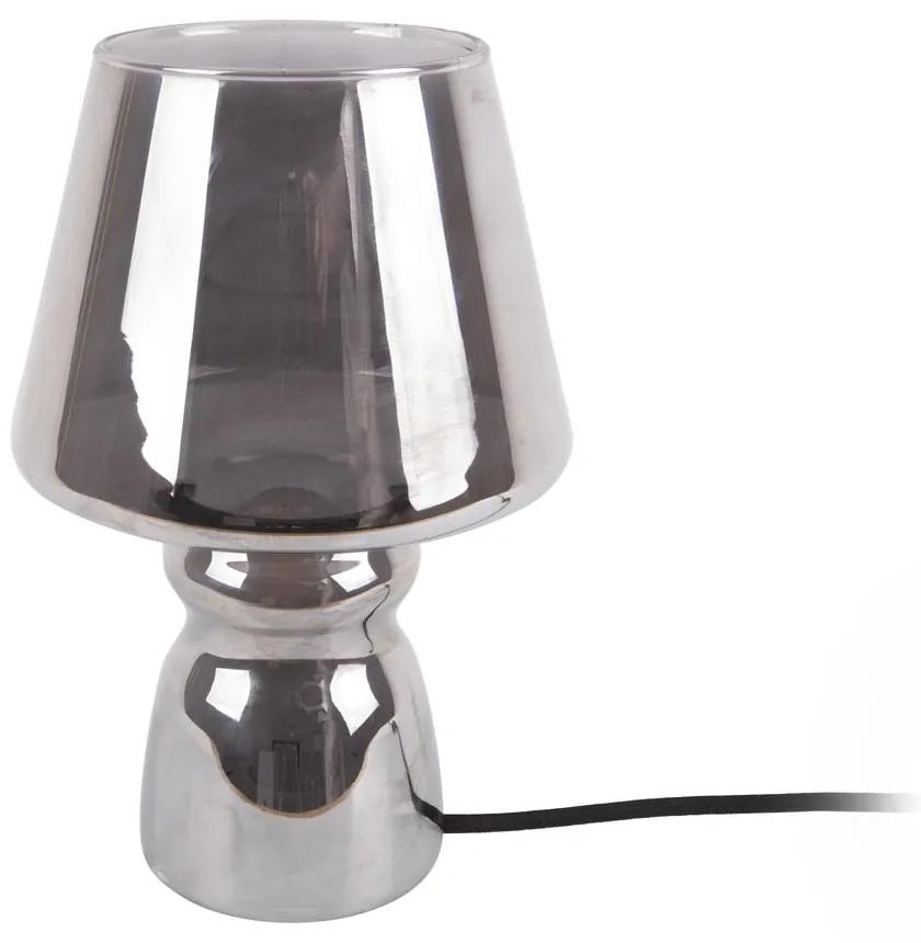 Стъклена настолна лампа Стъкло, сиво, ø 16 cm Classic - Leitmotiv