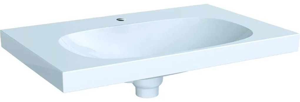 Мебелна мивка, със скрит преливник и плот, 500.630.01.2, Geberit Acanto