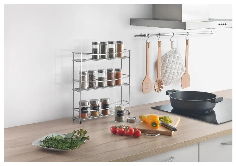 Рафт за подправки с 3 нива Kumino - Metaltex