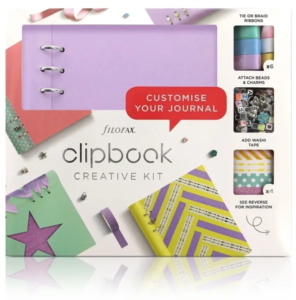 Filofax Творчески комплект Classic Clipbook, с органайзер, A5