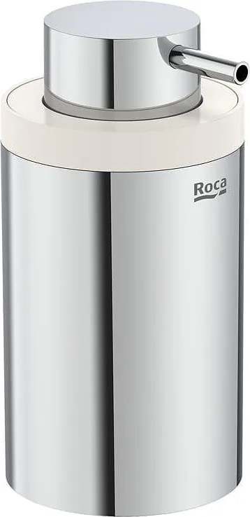 Дозатор за сапун, A817589C00, Roca, метал, хром, 9.7х7.4х14.6см