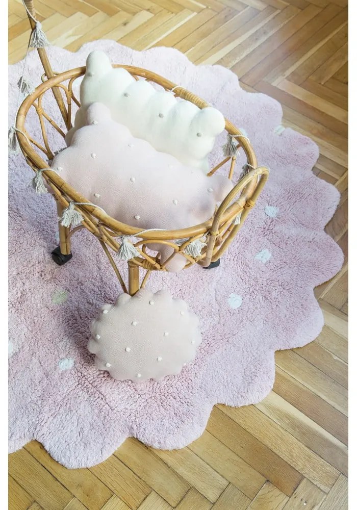 Детска възглавница Biscuit Pink – Lorena Canals