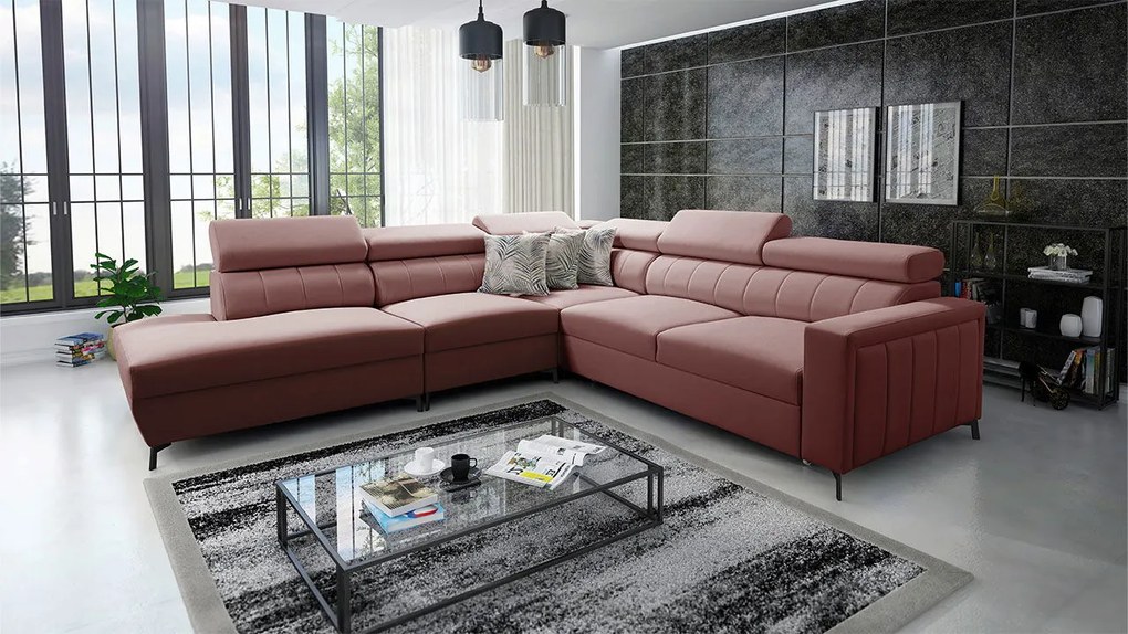 Ъглов диван Baltico VIII-Left-Roz