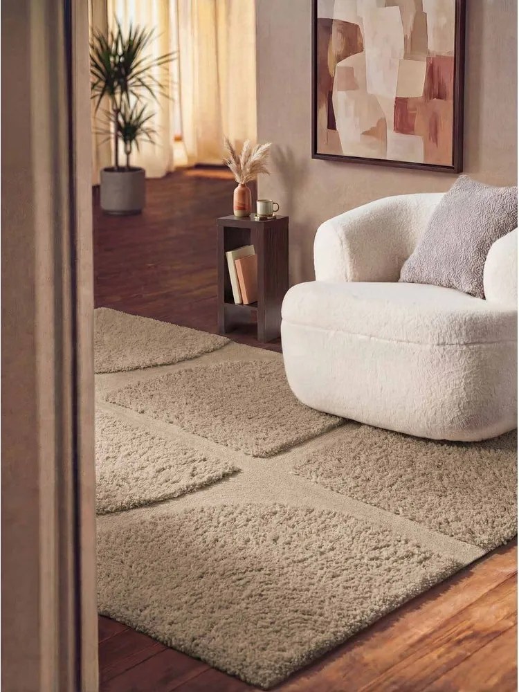 Бежов ръчно изработен килим 200x300 cm Lambeth Jasper – Ted Baker