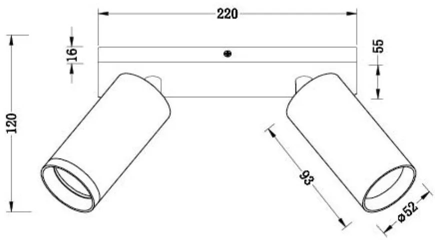 СПОТ 2X35W GU10